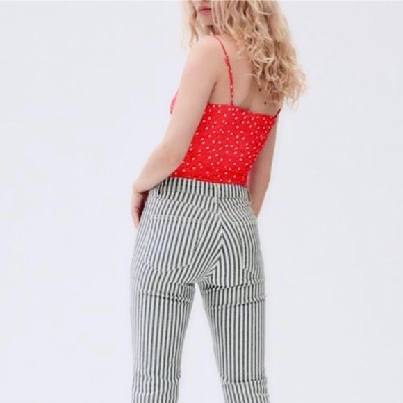 Zara Satin Effect Star Print Bodysuit - Picture 2 of 9